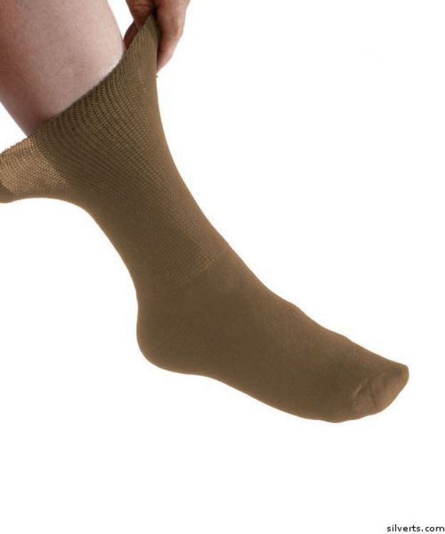 Mens Diabetic/Edema Dress Socks