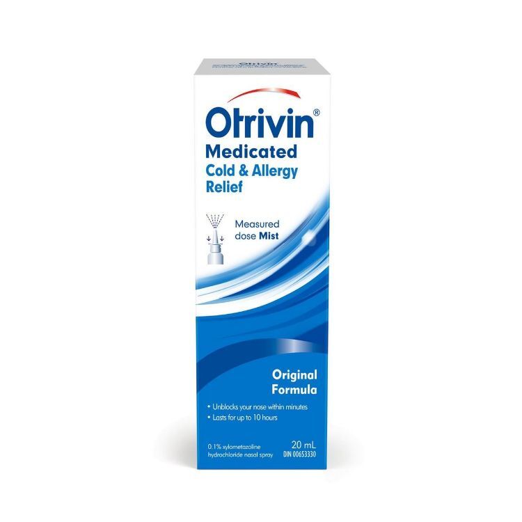 Otrivin 0.1% Nasal Cold and Allergy 20ml