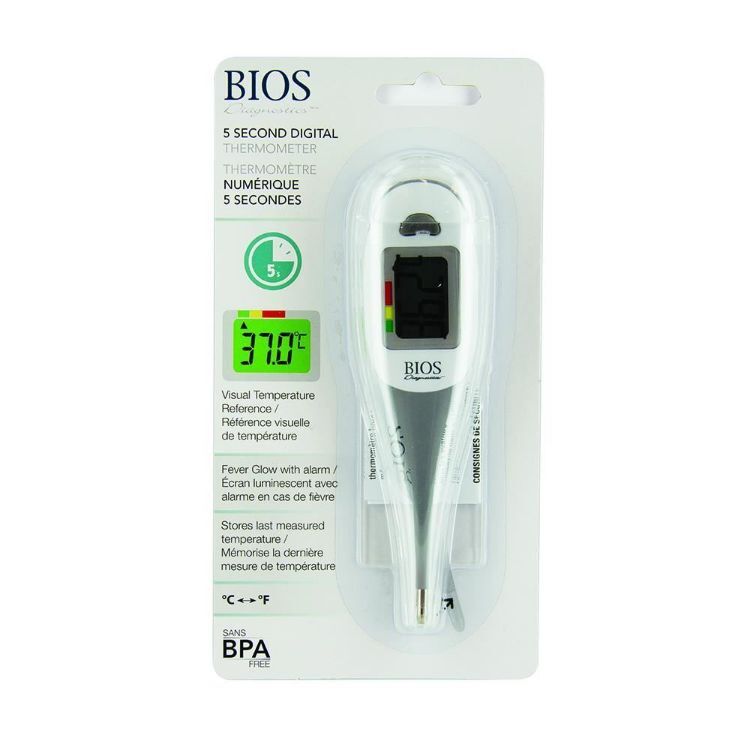 Jumbo 5 Second Thermometer with Fever Glow