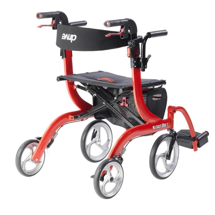 Nitro Duet Rollator and Transport Chair