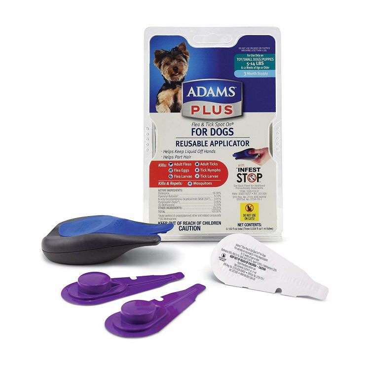 Adams Plus Flea and Tick Spot on Dog Small 3 Month Supply