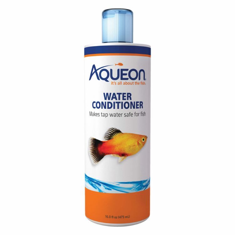 Aqueon Fish Tank Water Conditioner 16 ounces 2.5" x 2.5" x 8.4"