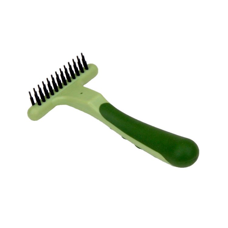 Coastal Pet Products Safari Dog Undercoat Rake Green 6.5" x 3.75" x 1.3"