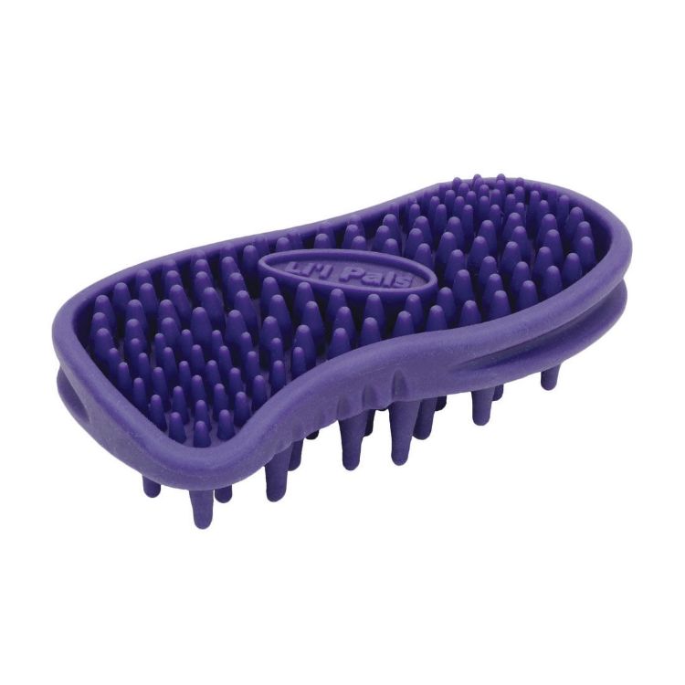 Coastal Pet Products Lil'l Pals Dog Soft Tip Massager Purple 4.6" x 2.5" x 1.5"