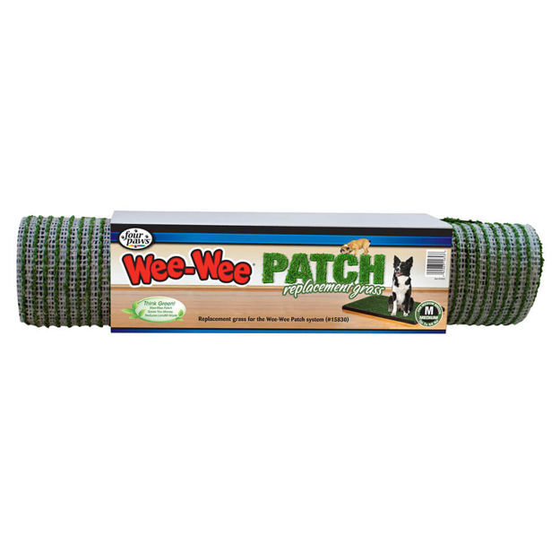Four Paws Wee-Wee Patch Indoor Potty Replacement Grass  Medium 29" x 19" x 0.5"