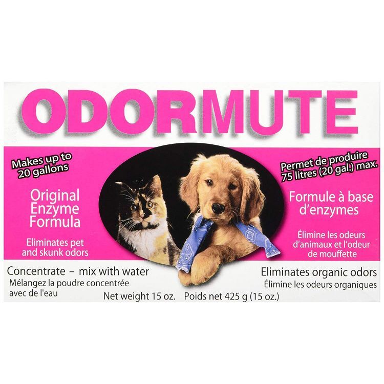 Hueter Toledo Odormute Powder Odor Eliminator Unscented 15 ounces 7" x 4" x 2"