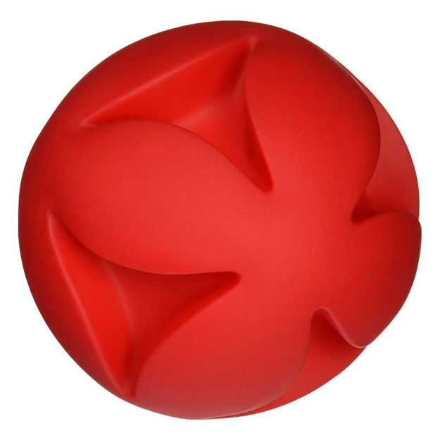 Hueter Toledo Soft Flex Best Clutch Ball Dog Toy Red 7" x 7" x 7"