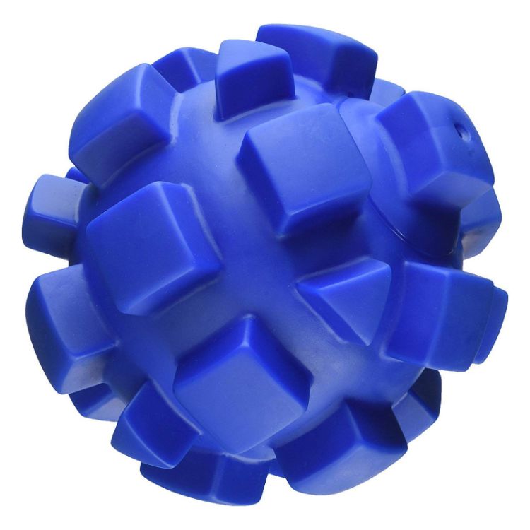 Hueter Toledo Soft Flex Bumby Ball Dog Toy Blue 7" x 7" x 7"
