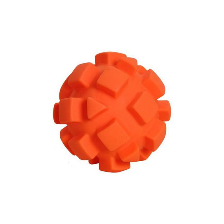 Hueter Toledo Soft Flex Bumby Ball Dog Toy Orange 5.5" x 5.5" x 5.5"