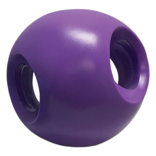 Hueter Toledo Soft Flex Powerhouse Dog Toy Purple 5.5" x 5.5" x 5.5"