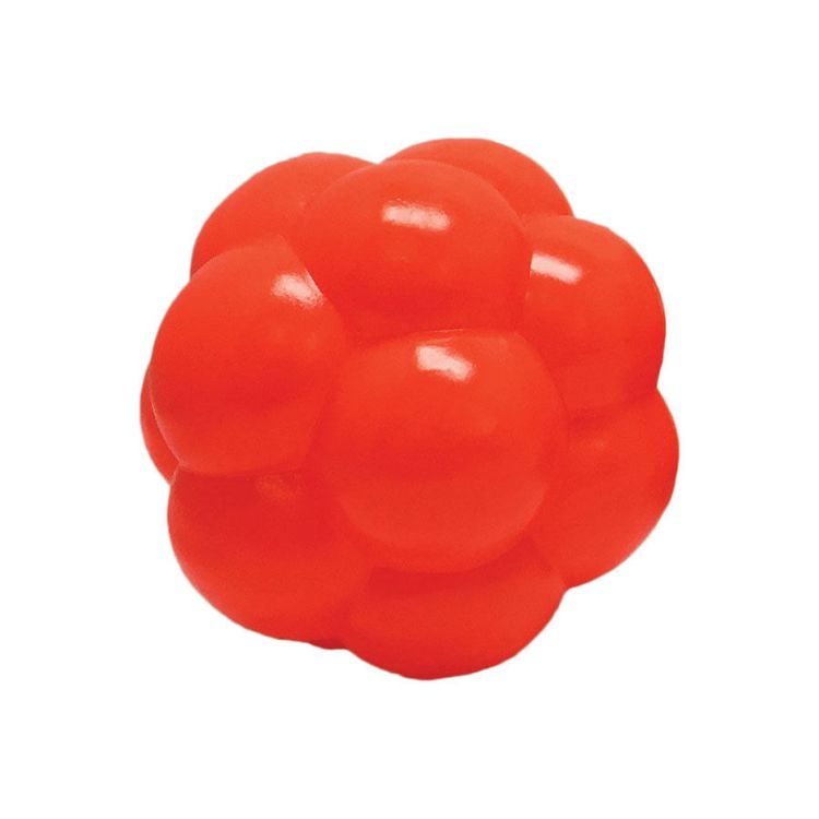 Hueter Toledo Soft Flex Molecule Dog Toy Orange 4" x 4" x 4"