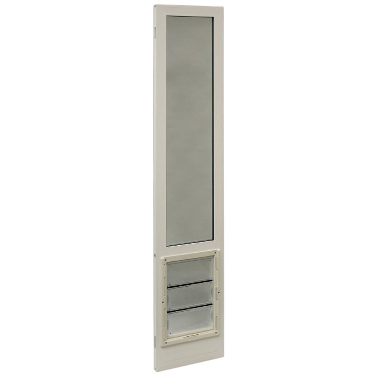 Ideal Pet Products VIP Vinyl Insulated Pet Patio Door Extra Large White 2.5
