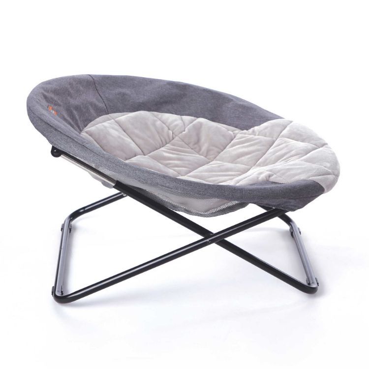 K&H Pet Products Elevated Cozy Cot Large Gray 30" x 30" x 16.5"