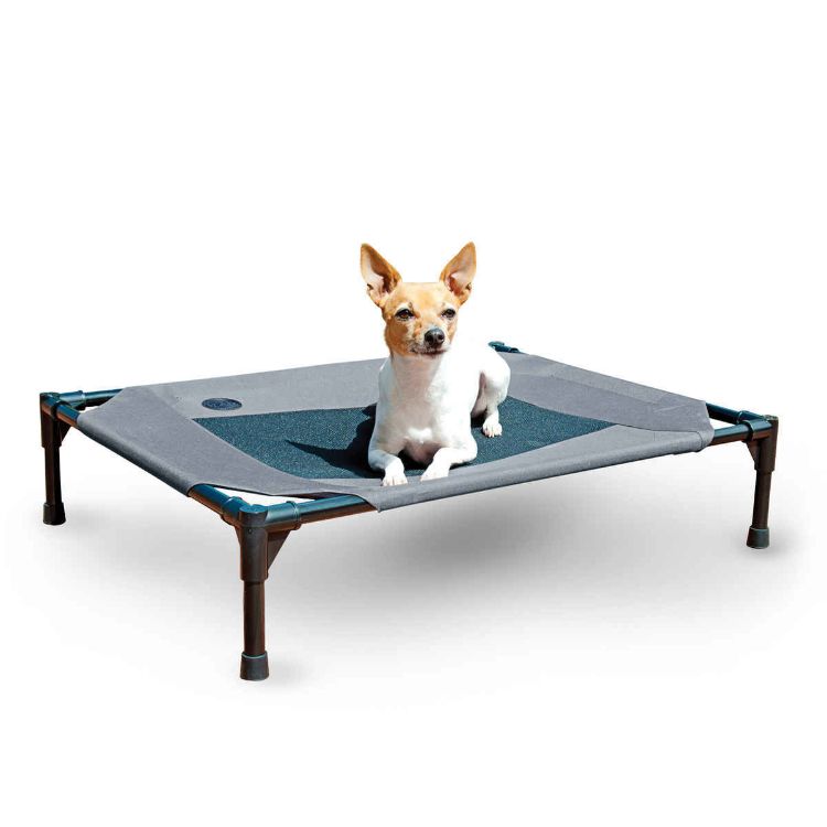 K&H Pet Products Original Pet Cot Medium Gray 25" x 32" x 7"