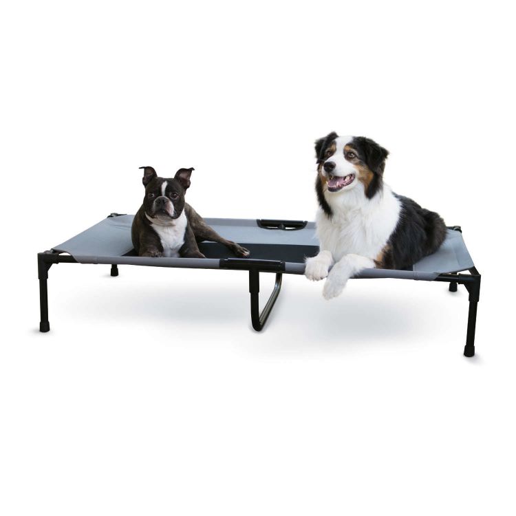 K&H Pet Products Original Pet Cot Extra Large Gray 32" x 50" x 9"