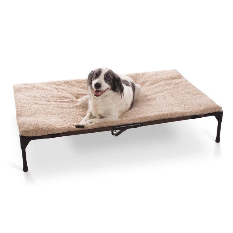 K&H Pet Products Original Pet Cot Pad Extra Large Beige 32" x 50" x 1"