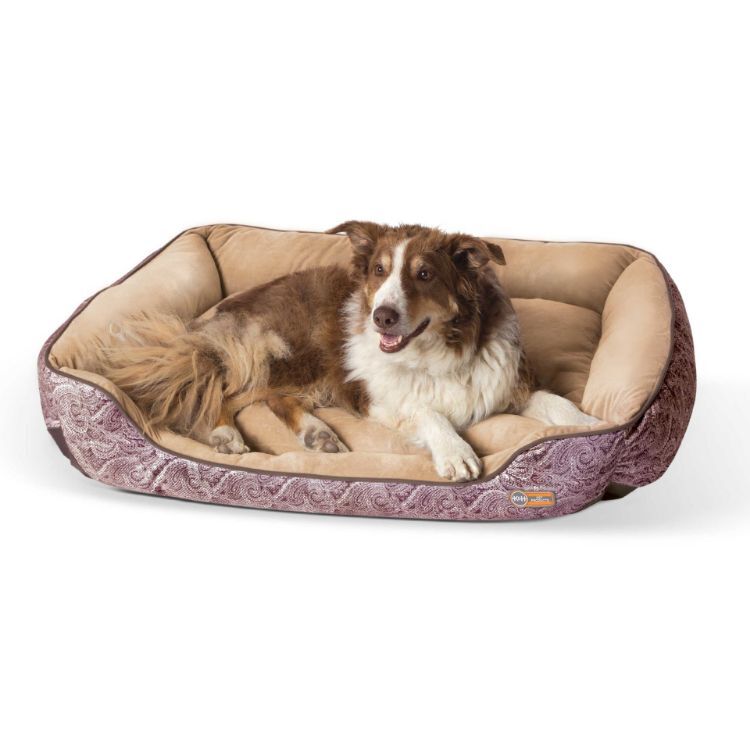 K&H Pet Products Self-Warming Lounge Sleeper Large Brown 32" x 40" x 10"