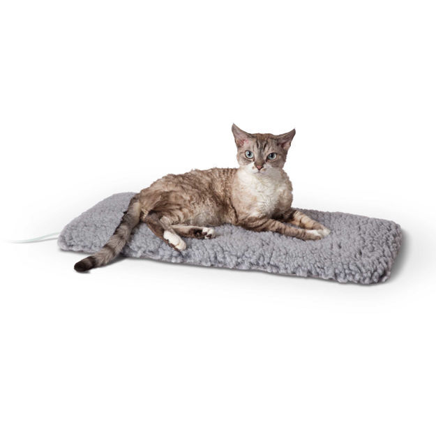 K&H Pet Products Thermo-Plush Pet Pad Small Gray 12.5" x 25" x 1"
