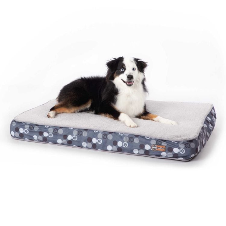 K&H Pet Products Superior Orthopedic Dog Bed Medium Gray 30" x 40" x 4"