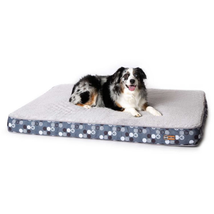 K&H Pet Products Superior Orthopedic Dog Bed Large Gray 35" x 46" x 4"