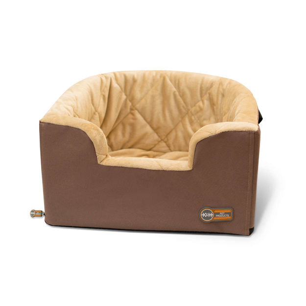 K&H Pet Products Hangin' Bucket Booster Pet Seat Tan 16.5" x 13.5" x 30"