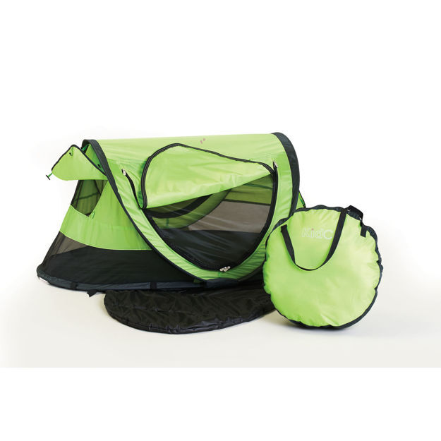 Kidco PeaPod Plus Travel Bed Green 52.5" x 34" x 22"