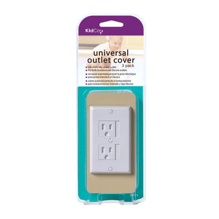 Kidco Universal Outlet Cover 3 pack White