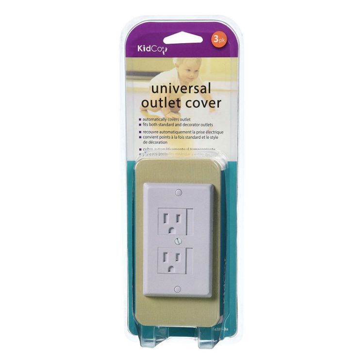 Kidco Universal Outlet Cover 1 pack White