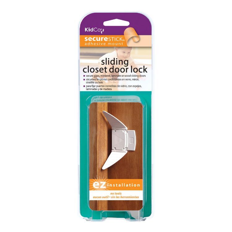 Kidco Sliding Closet Door Lock White