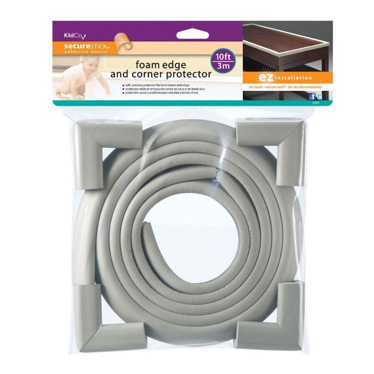 Kidco Foam Edge and Four Corner Protectors Gray