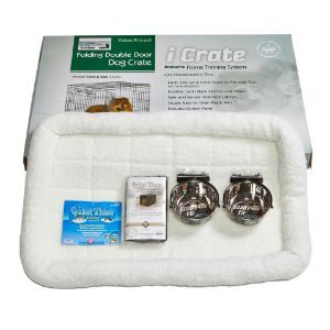 Midwest iCrate Dog Crate Kit Large 36" x 23" x 25"
