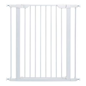 Midwest Glow in the Dark Steel Pressue Mount Pet Gate Tall White 29.5" - 38" x 1" x 39.13"