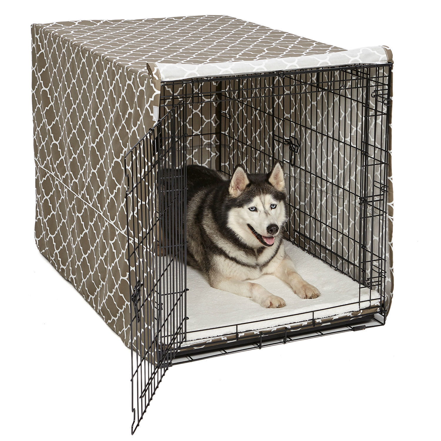 Midwest QuietTime Defender Covella Dog Crate Cover Brown 42 x 28 x 30 For CAD 112.55 HHCS