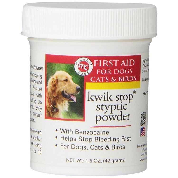 Miracle Corp Kwik-Stop Styptic Powder 1.5 ounces