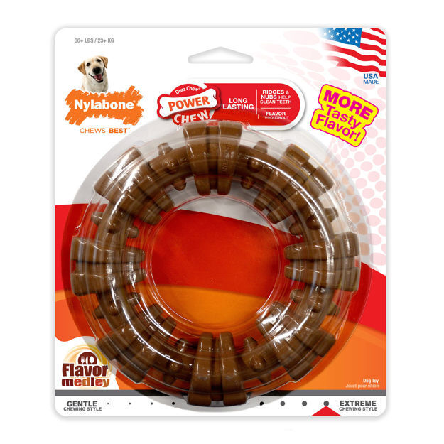 Nylabone Power Chew Textured Ring Souper
