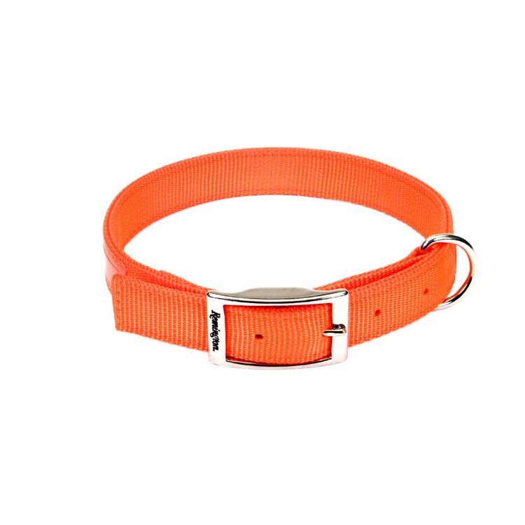 Remington Double-Ply Reflective Hound Dog Collar Orange 22" x 1" x 0.2"