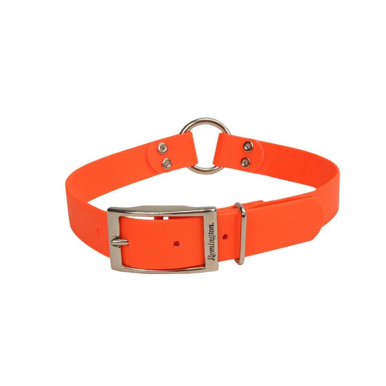 Remington Waterproof Hound Dog Collar with Center Ring Orange 22" x 1" x 0.2"