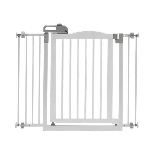 Richell One-Touch Pressure Pet Gate II White 32.1" - 36.4" x 2" x 30.5"