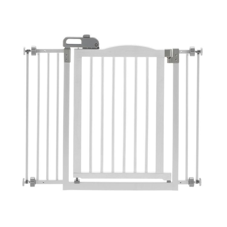 Richell One-Touch Pressure Pet Gate II White 32.1" - 36.4" x 2" x 30.5"