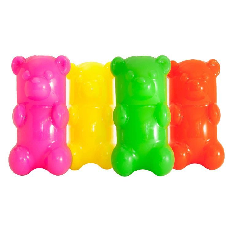 Ruff Dawg GummyBear Dog Toy Assorted 2.5" x 2" x 6"