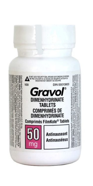 gravol generic tablets