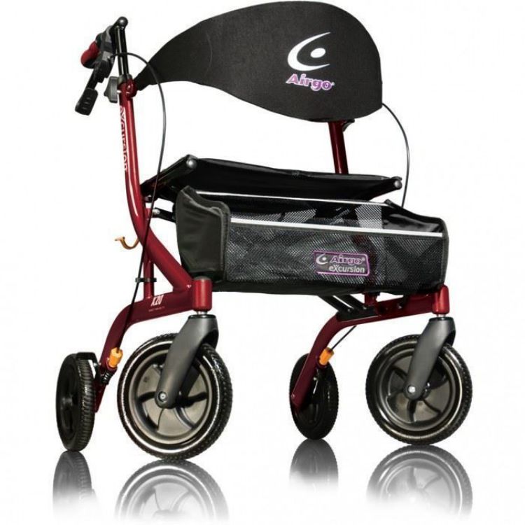 Airgo Excursion X18 Rollator (Lightweight, Side Folding Walker)