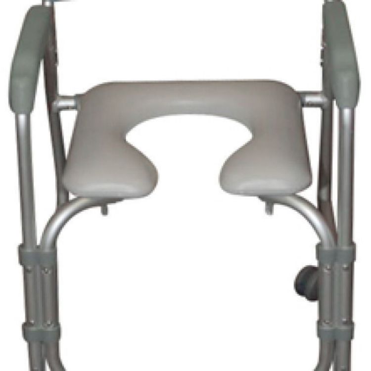 rolling commode without backrest