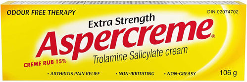 Aspercreme (Extra Strength a pain reliving cream for Arthritis)