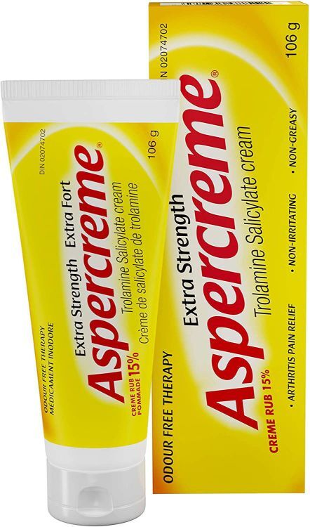 aspercreme 15% extra strength Triethanolamine Salicylate from Canada