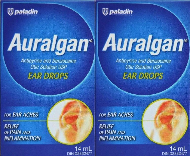 	Auralgan Ear Drops 14ml From Canada 2 pack