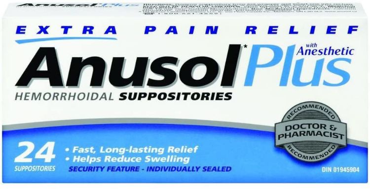 Anusol plus suppositories 24