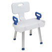 drive shower chair with folding back  with armrest