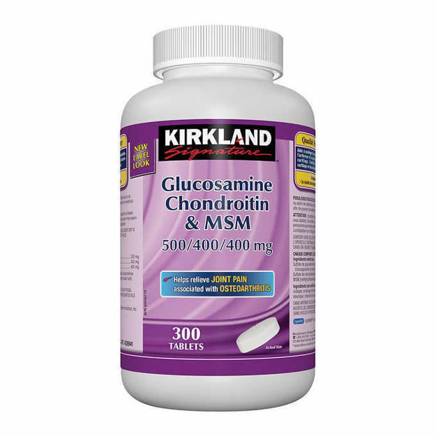 Kirkland Signature Glucosamine Chondroitin and MSM Tablets