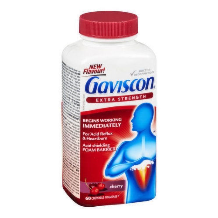 	Gaviscon Extra Strength cherry 60 tabs